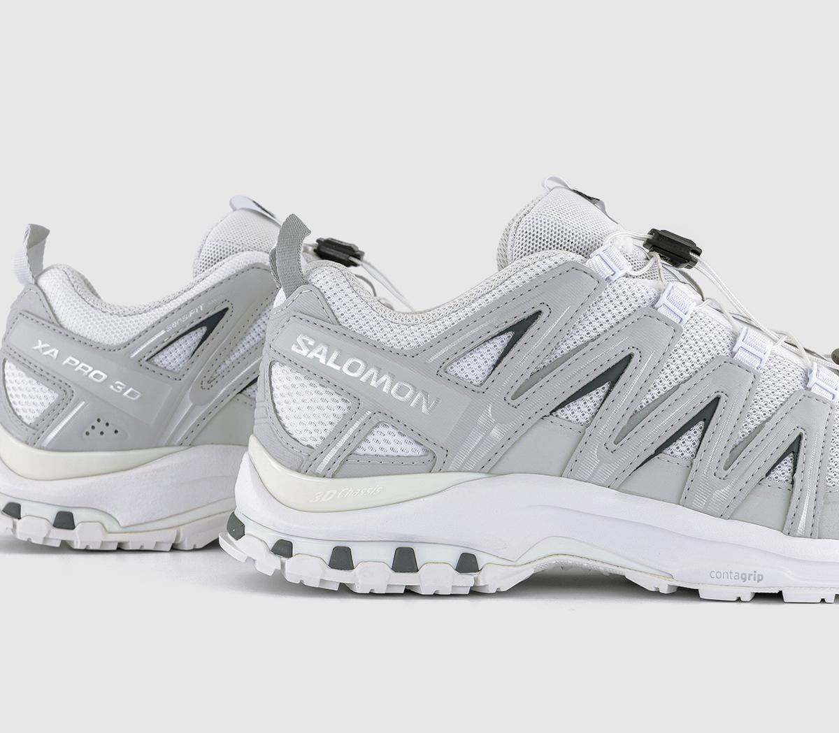 SalomonXA Pro 3D TrainersWhite Grey Violet Silver