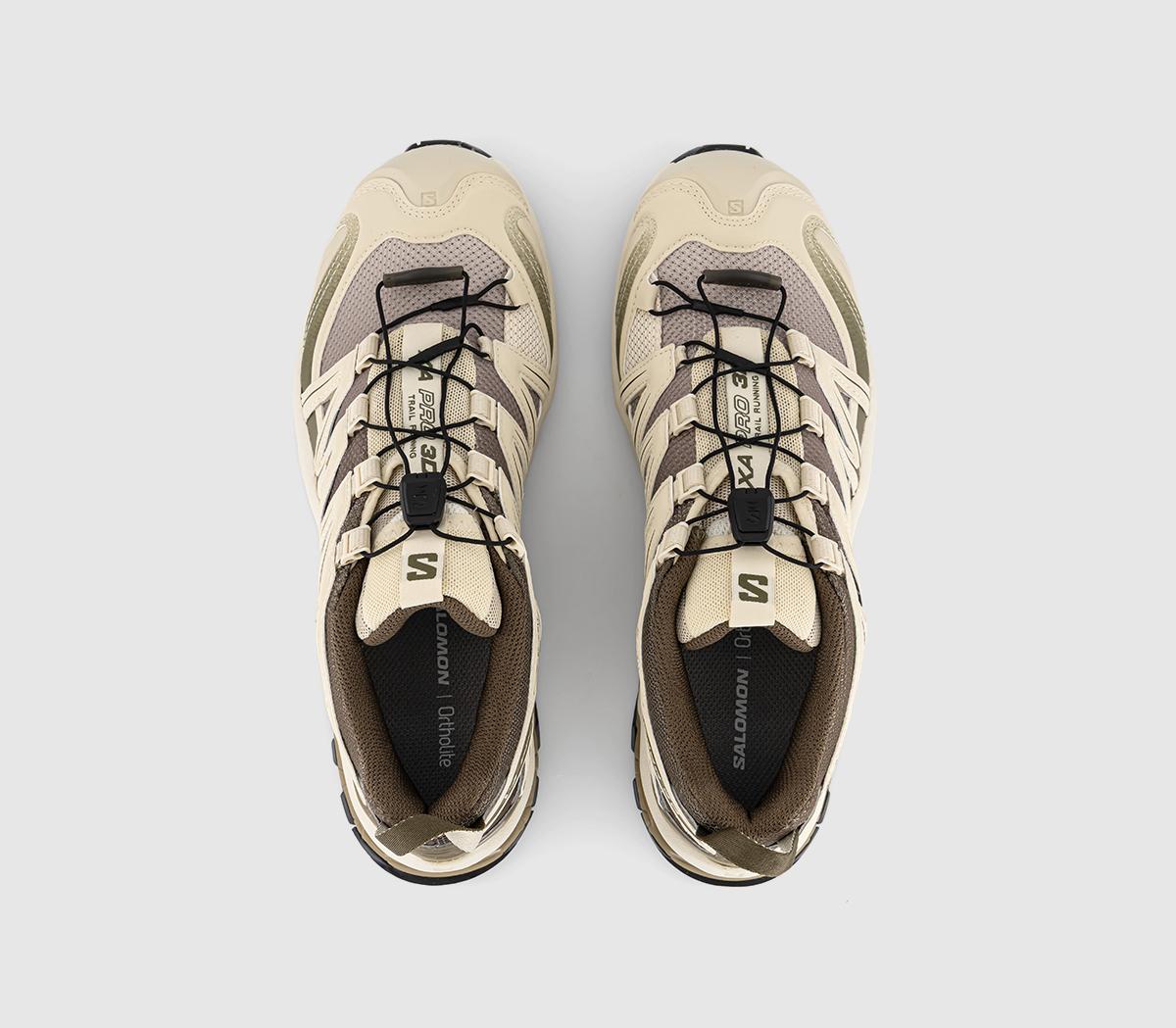 SalomonXA Pro 3D TrainersStone Gra Almond Milk Black