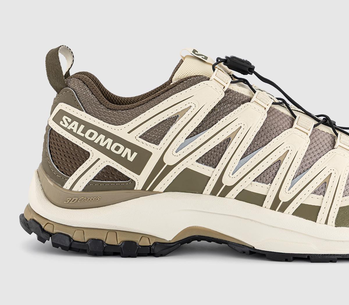 SalomonXA Pro 3D TrainersStone Gra Almond Milk Black