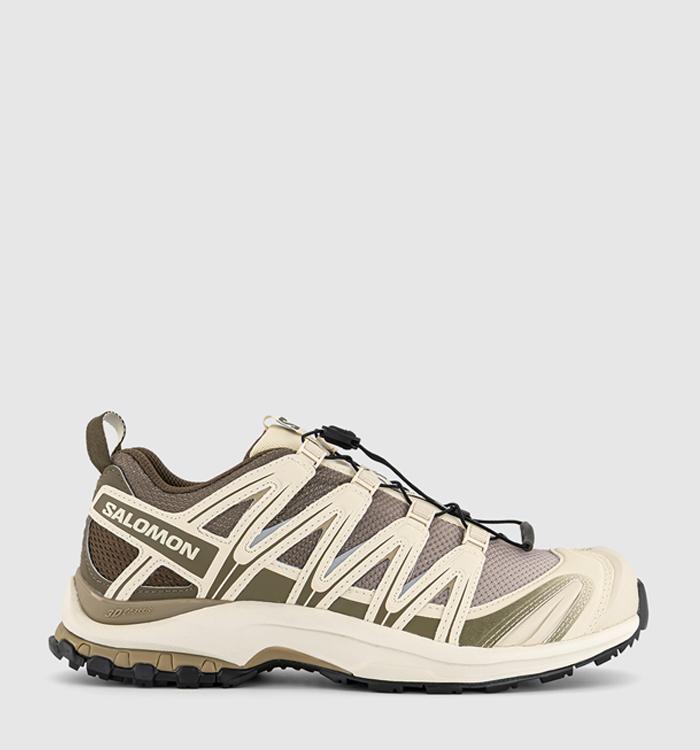 Salomon XA Pro 3D Trainers Stone Gra Almond Milk Black