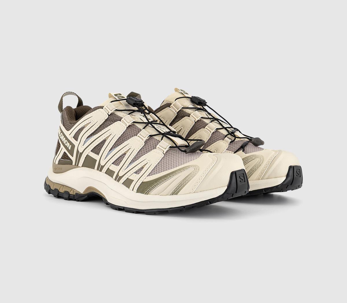 SalomonXA Pro 3D TrainersStone Gra Almond Milk Black