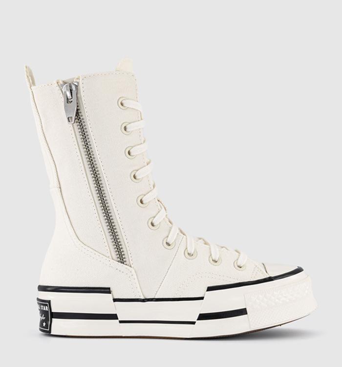 Converse Chuck 70 Plus X Hi Trainers Egret Egret Black