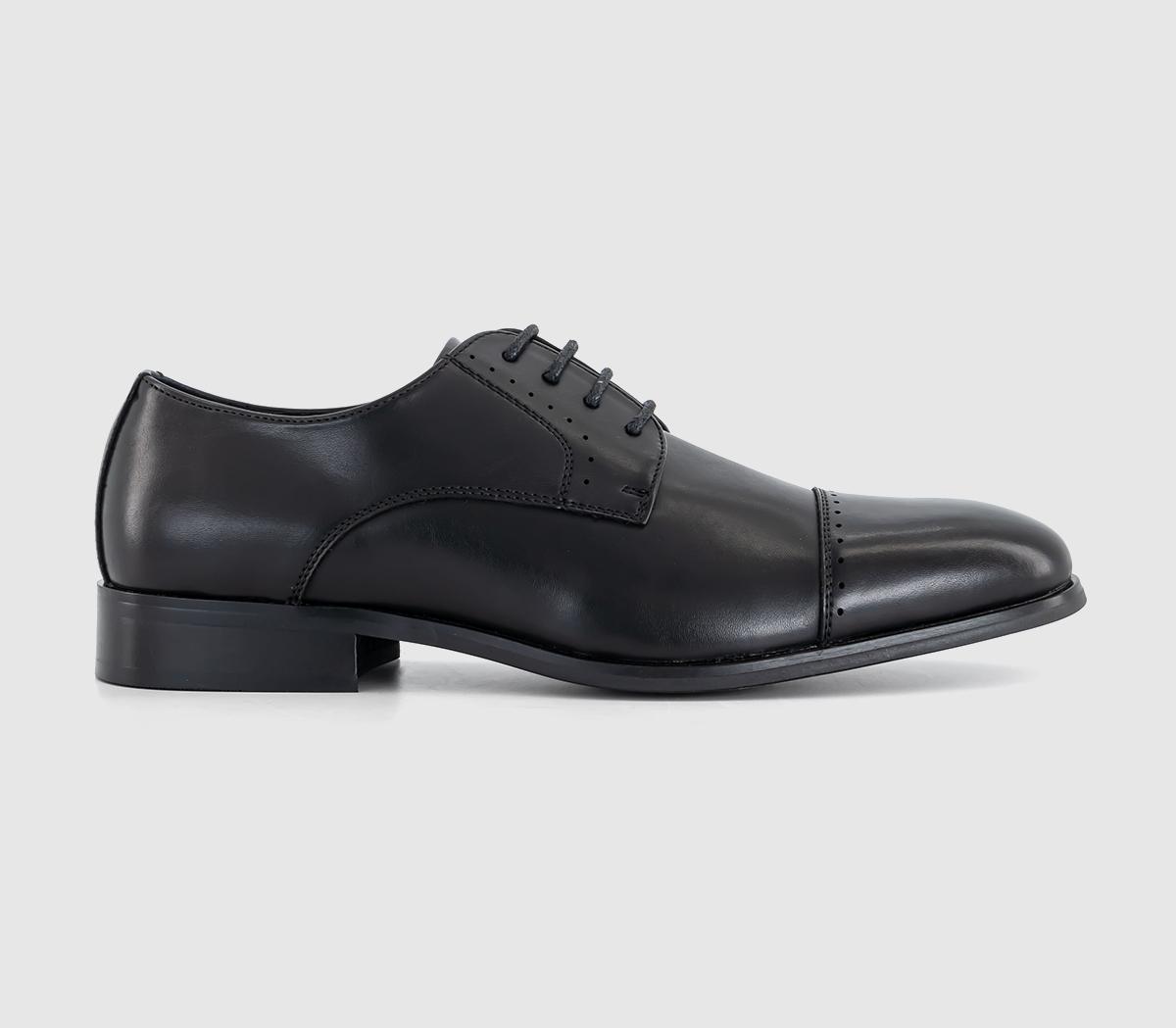 OFFICEMontreal Toe Cap Derby ShoesBlack