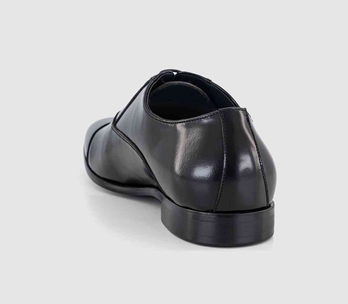 PostePaolo Oxford Toecap Shoes PostePaolo Oxford Toecap ShoesBlack Leather
