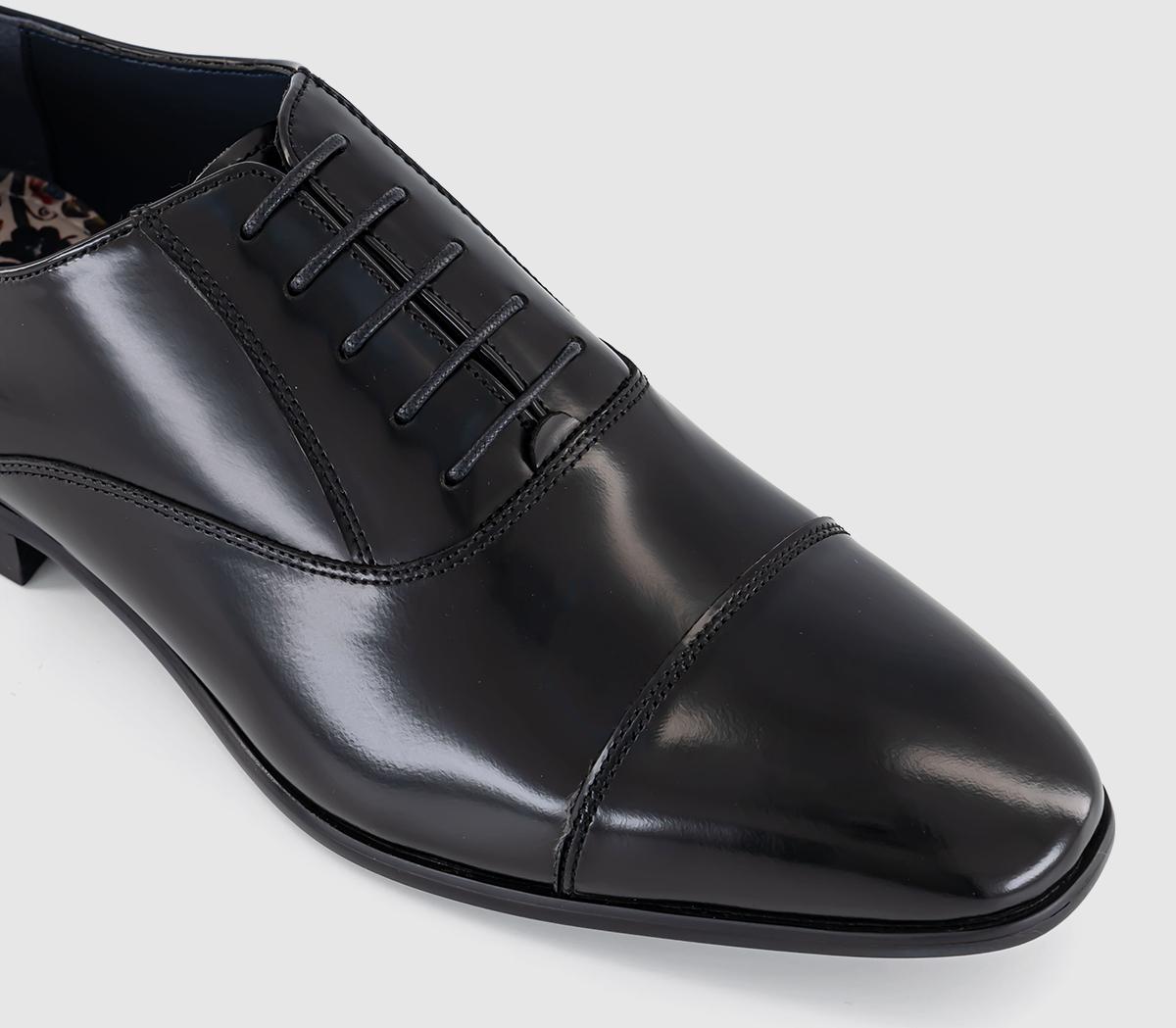 PostePaolo Oxford Toecap Shoes PostePaolo Oxford Toecap ShoesBlack Leather