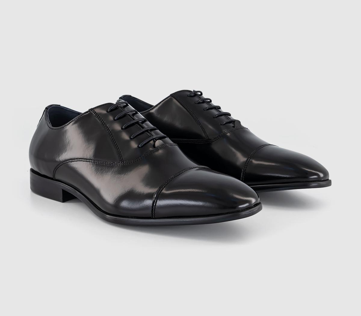 PostePaolo Oxford Toecap Shoes PostePaolo Oxford Toecap ShoesBlack Leather