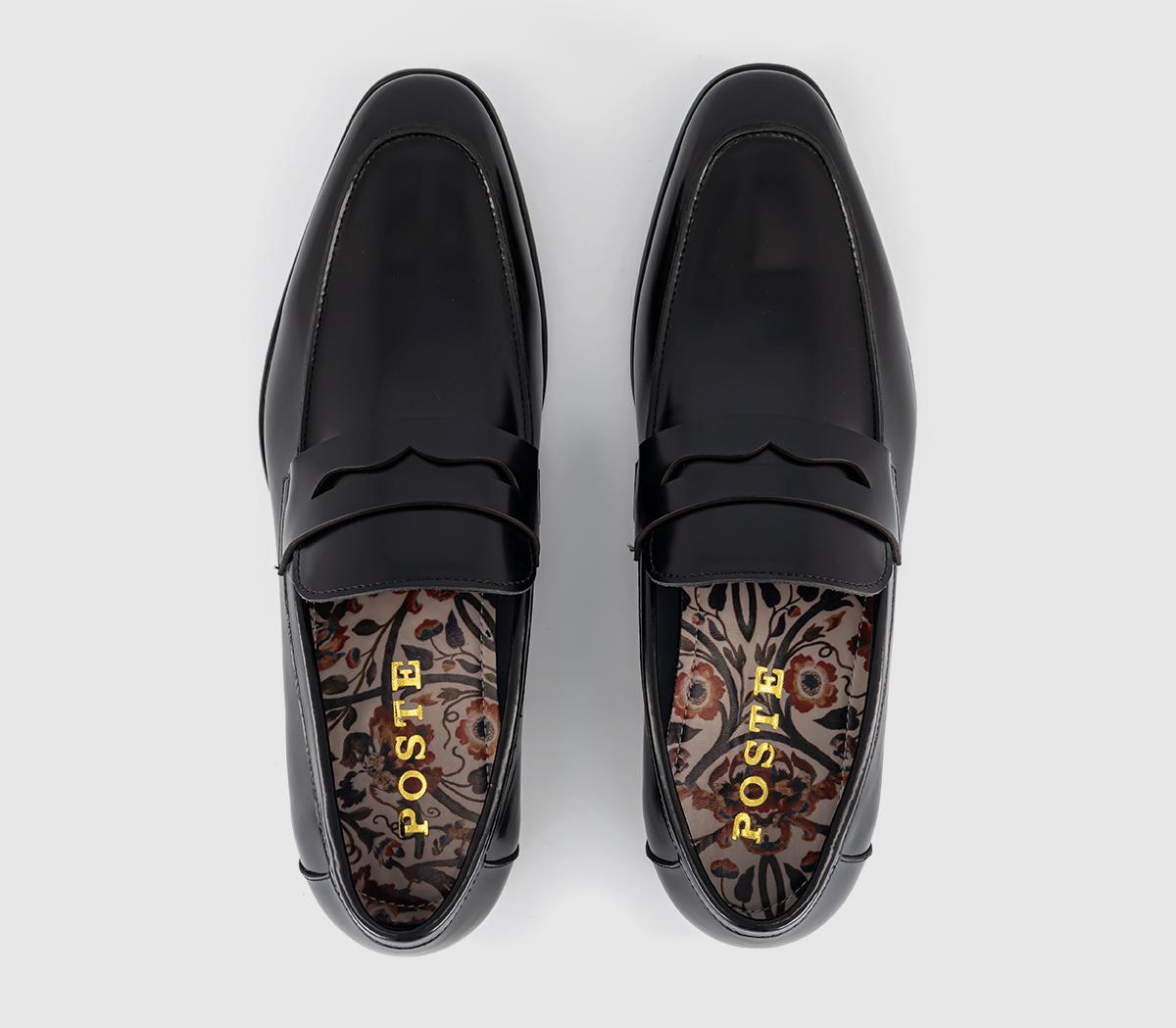 PostePrince Saddle Loafers PostePrince Saddle LoafersBlack Leather