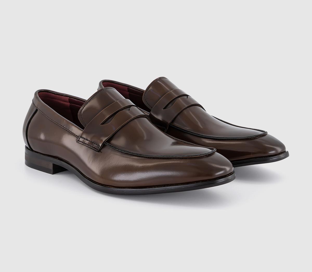 PostePrince Saddle Loafers PostePrince Saddle LoafersDark Tan Leather