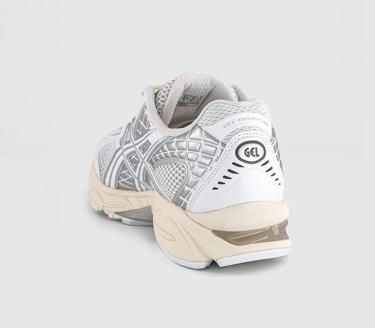ASICS Gel-Nimbus 10.1 Trainers White Pure Silver - Men's Trainers