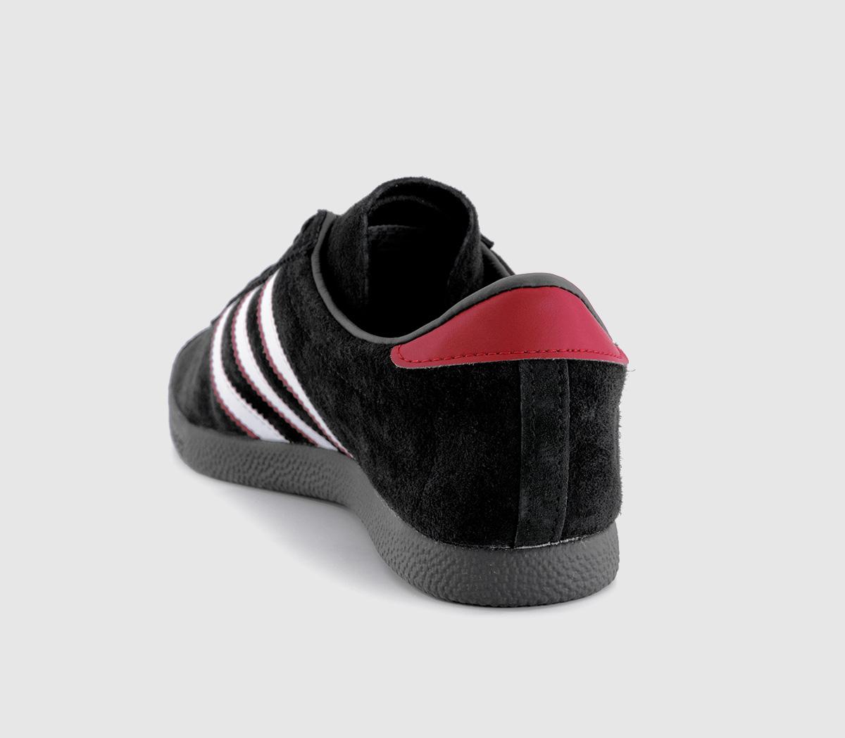 adidas London 96 Trainers Core Black White Better Scarlet - Men's