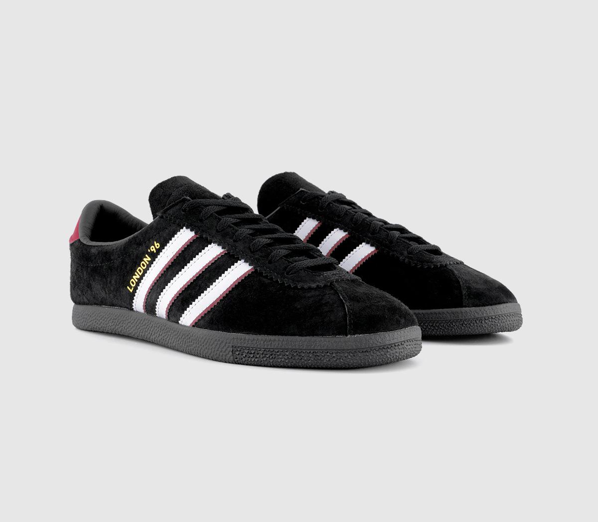adidasLondon 96 TrainersCore Black White Better Scarlet