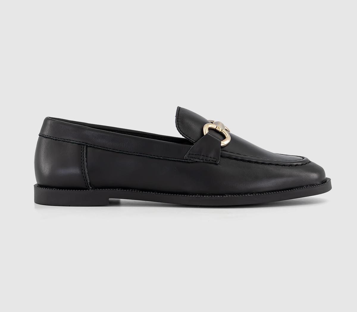 OFFICEFinch Snaffle Trim LoafersBlack Leather