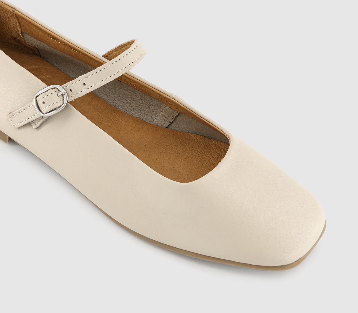 OFFICEFriday Mary Jane Ballet Pumps OFFICEFriday Mary Jane Ballet PumpsCream Leather