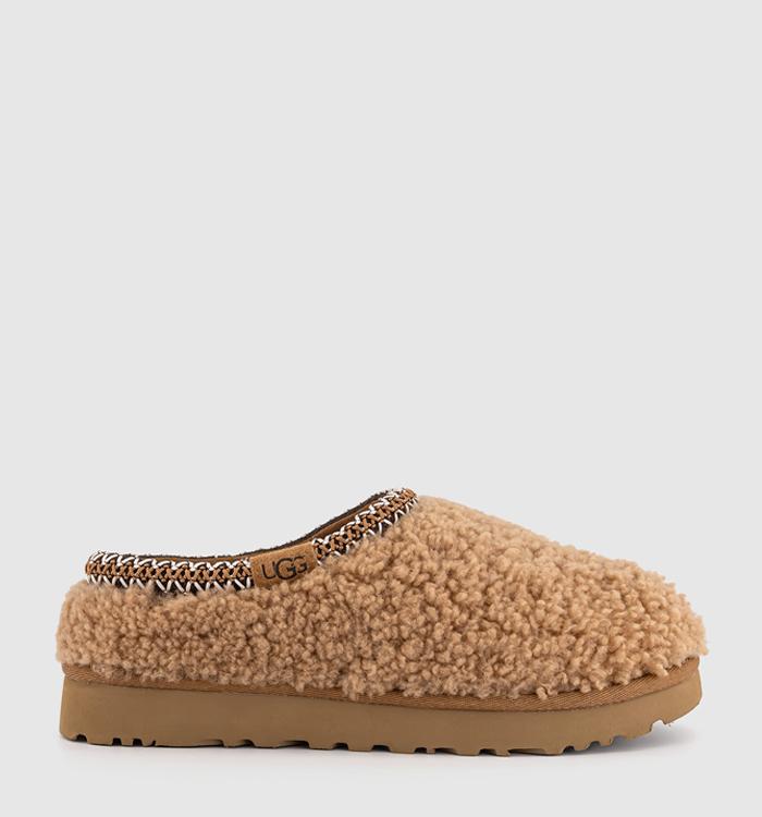 UGG Tasman Maxi Curly Slippers Chestnut