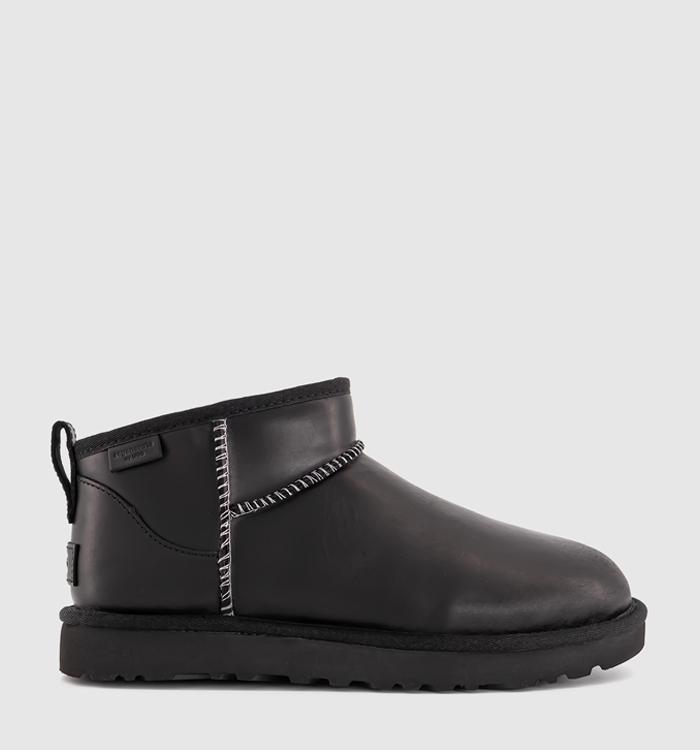 Plain black ugg boots best sale