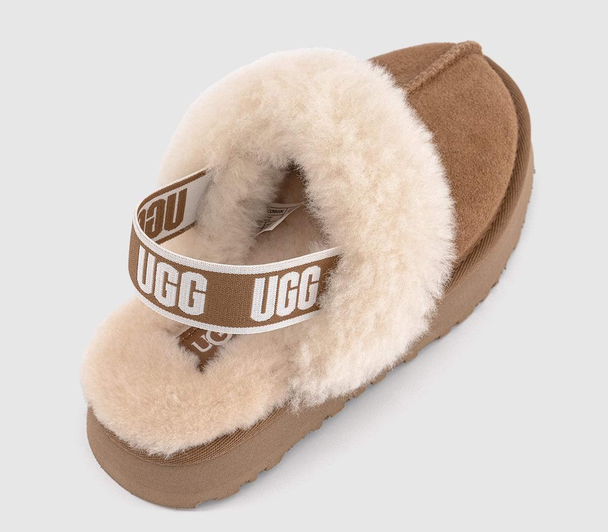 UGGFunkette Kids SlippersChestnut