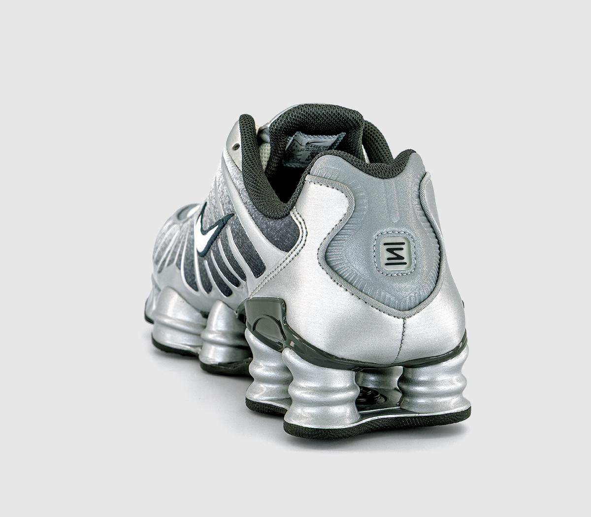 Nike Nike Shox TL Trainers Metallic Silver Summit White Wolf Grey