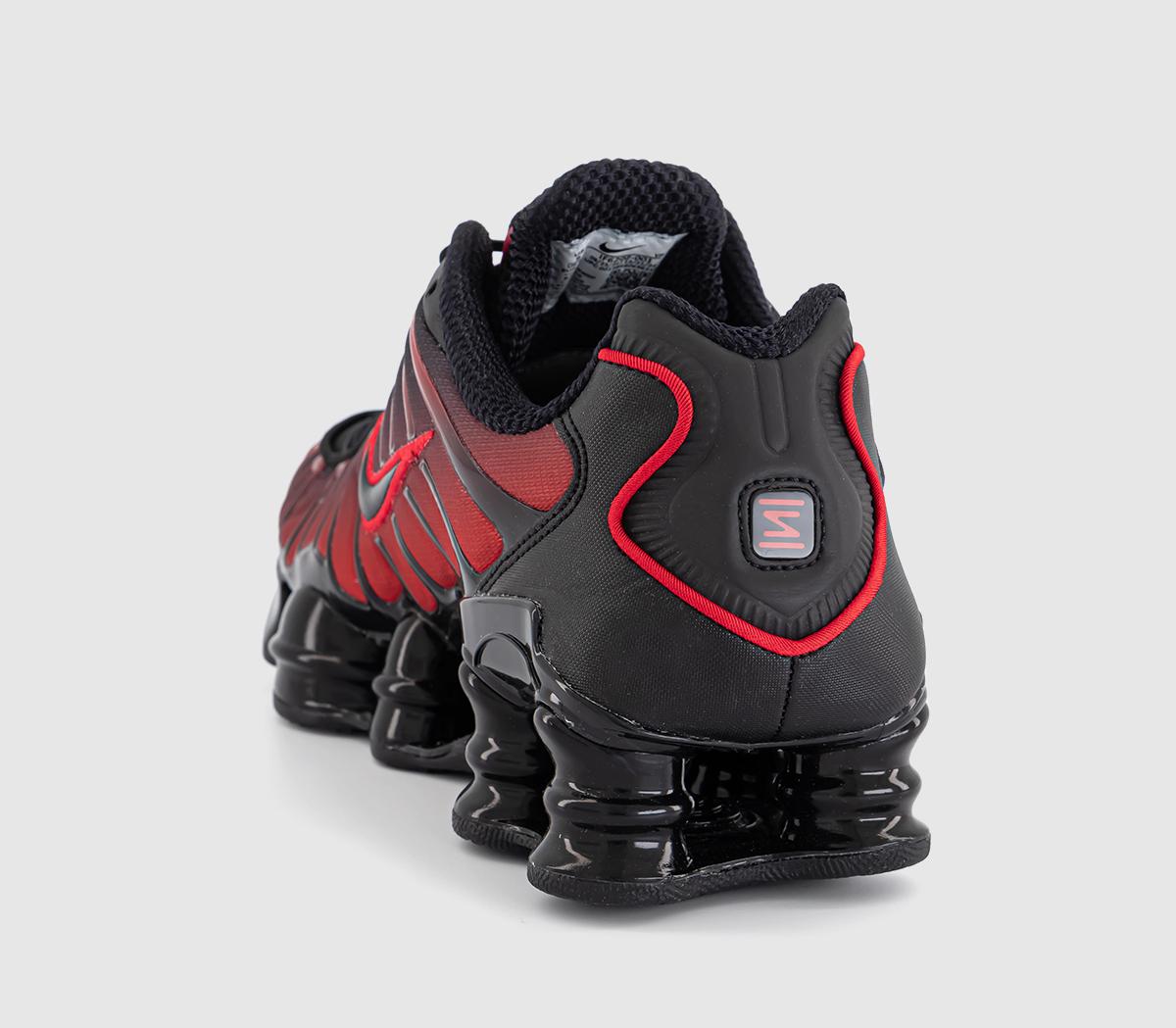 Nike Nike Shox TL Trainers Nike Nike Shox TL Trainers Black Black University Red