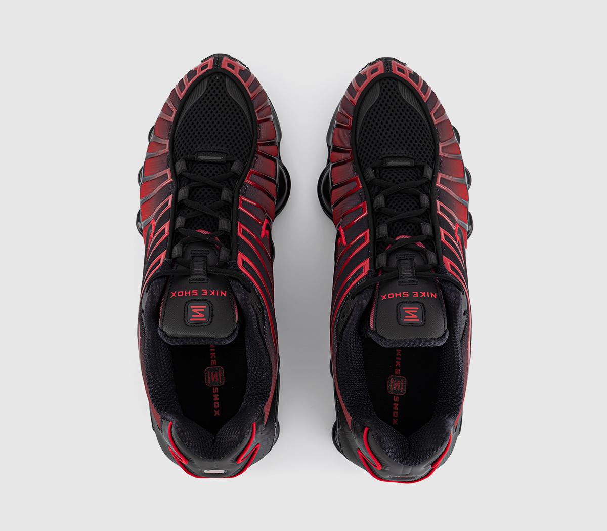 Nike Nike Shox TL Trainers Nike Nike Shox TL Trainers Black Black University Red