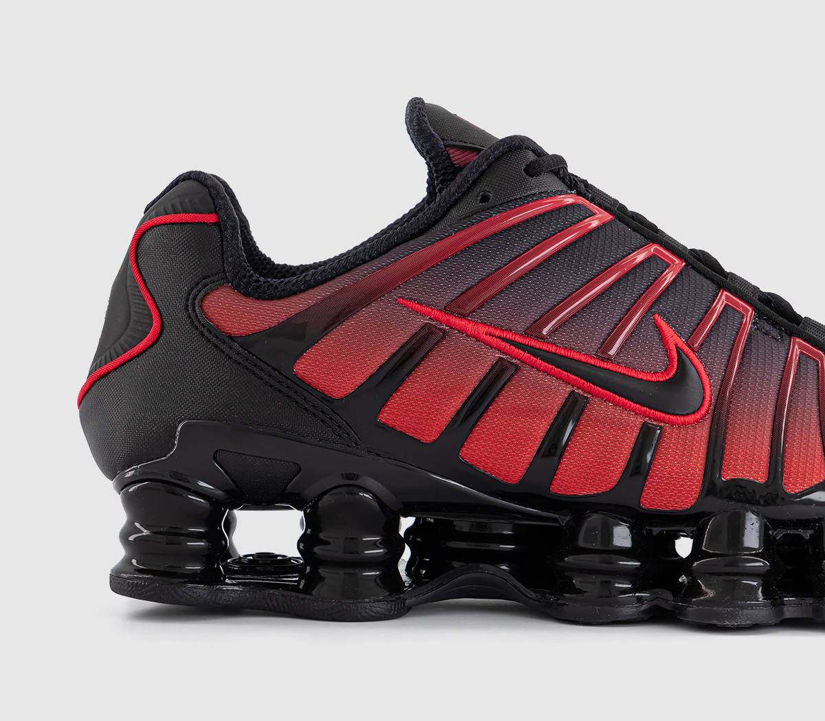 Nike Nike Shox TL Trainers Nike Nike Shox TL Trainers Black Black University Red