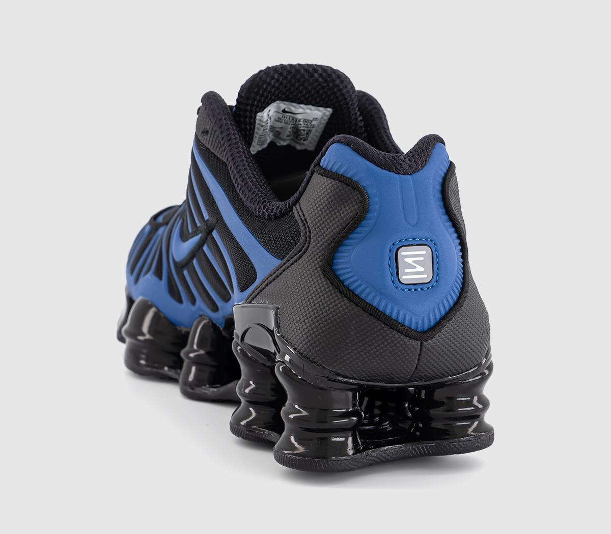 Nike Nike Shox TL Trainers Black Court Blue Metallic Silver Light
