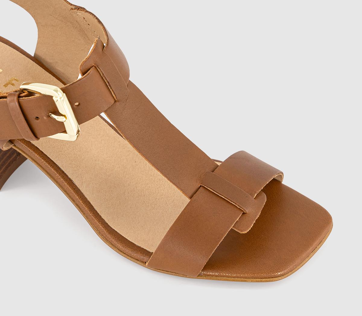 OFFICEMauritius T Bar Sandals OFFICEMauritius T Bar SandalsTan Leather