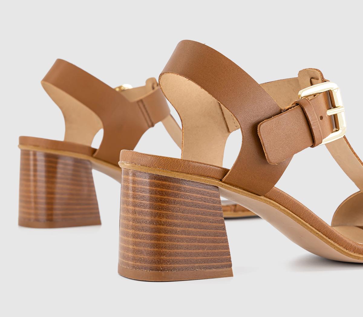 OFFICEMauritius T Bar Sandals OFFICEMauritius T Bar SandalsTan Leather