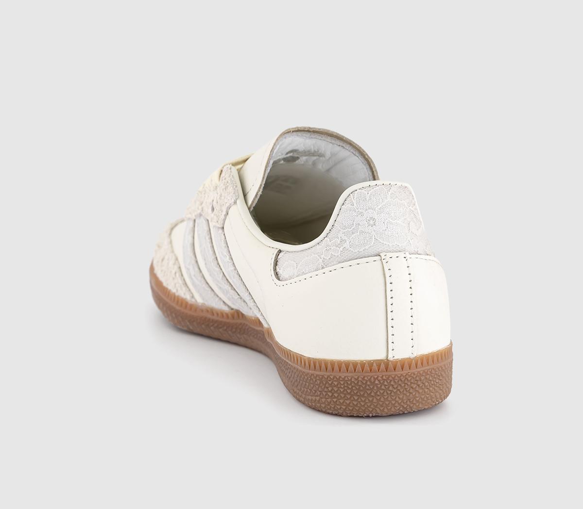 adidasSamba OG NakedOff White Crystal White Silver Metallic