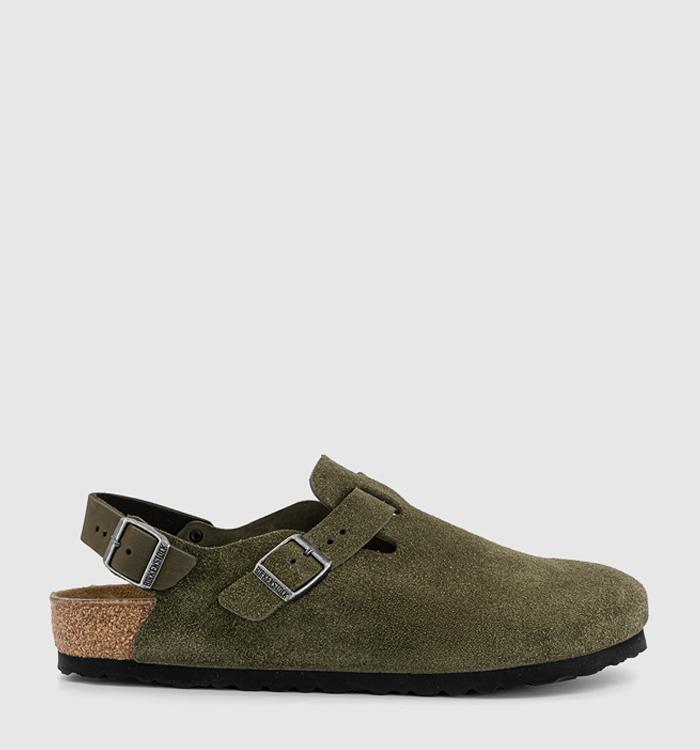 BIRKENSTOCK Tokio Clogs Thyme Suede