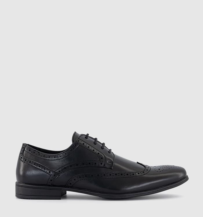 OFFICE Marley Essential Brogue Derby Shoes Black