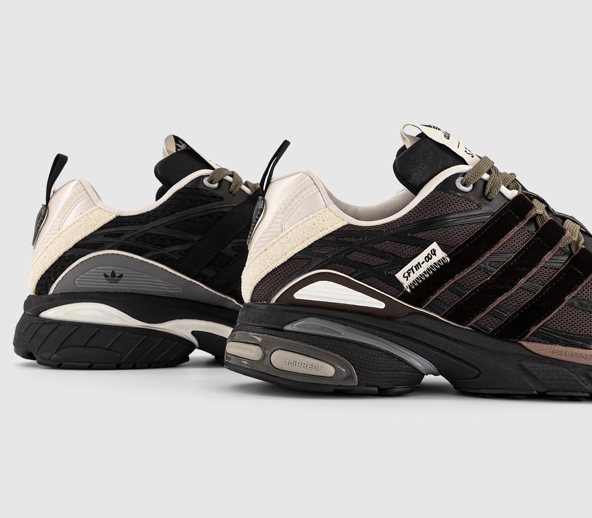 adidas Consortiumadidas x SFTM Adistar Cushion TrainersCore Black Dark Brown Earth Strata