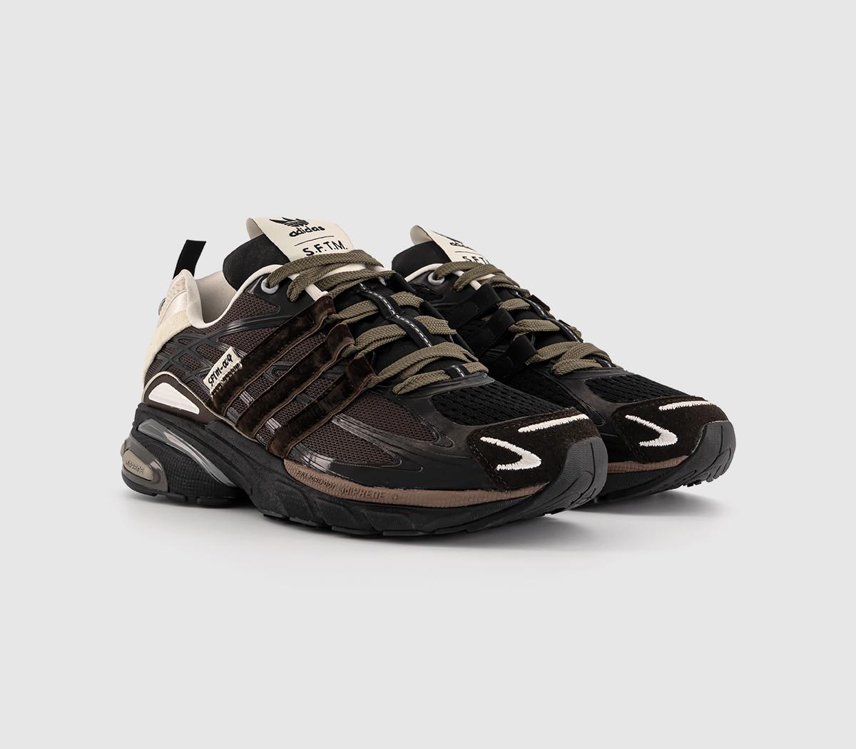adidas Consortiumadidas x SFTM Adistar Cushion TrainersCore Black Dark Brown Earth Strata