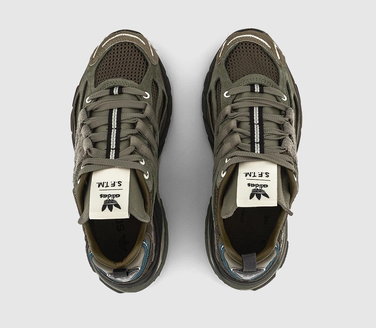 adidas ConsortiumSTFM X adidas Adistar Cushion TrainersOlive