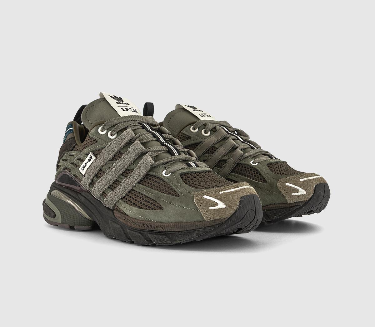 adidas ConsortiumSTFM X adidas Adistar Cushion TrainersOlive
