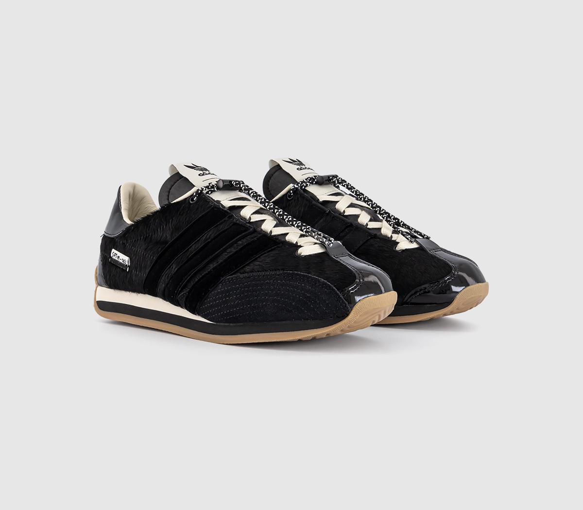 adidas Country OG SFTM Core Black Core Black Cream White - Men's