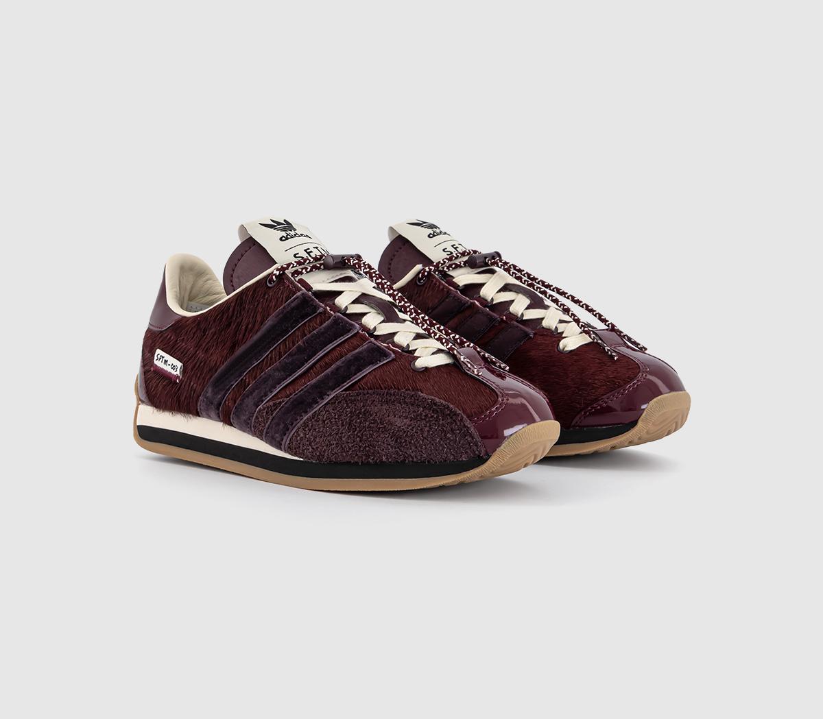 adidasCountry OG SFTM Maroon Core Black Cream White