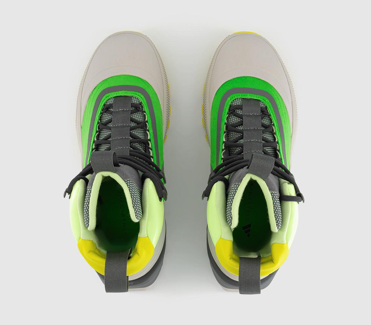 adidas Stella McCartneyTerrex Hiking BootsSolar Lime Green Spark Chalk Pearl