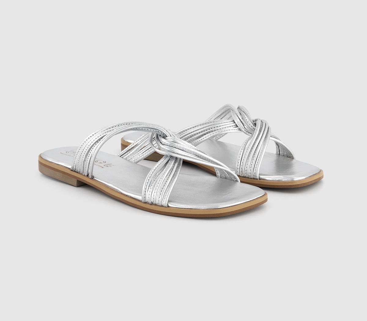OFFICEScout Twist Front Slides OFFICEScout Twist Front SlidesSilver Leather