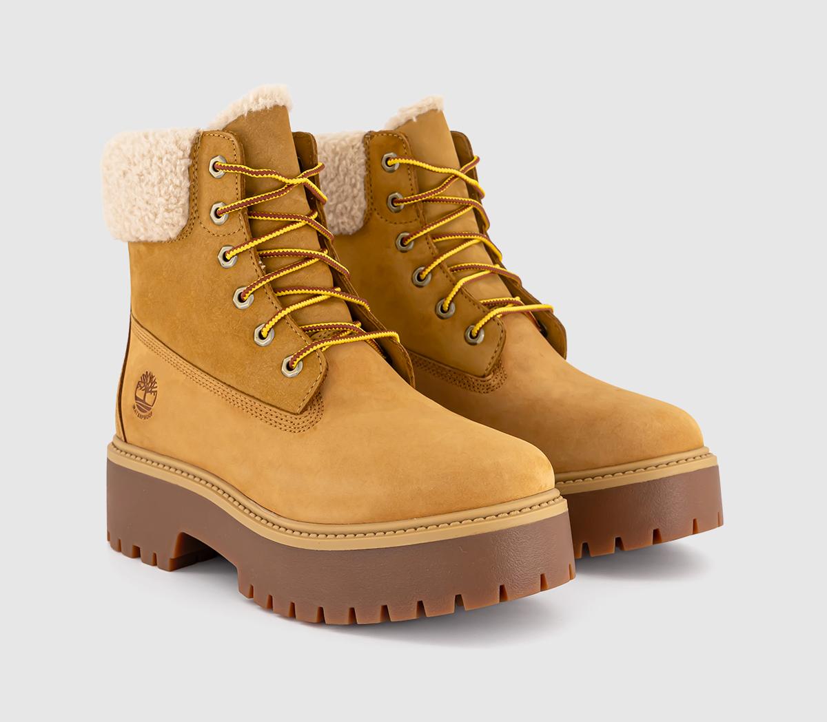 Timberland Stone Street Mid Warm Boots Timberland Stone Street Mid Warm Boots Wheat