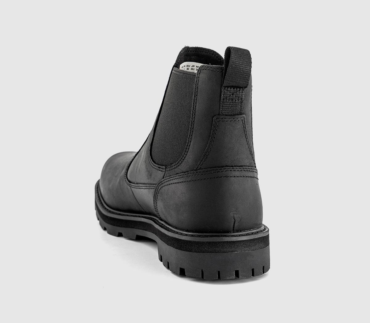 TimberlandBritton ChelseaBlack Full Grain Leather