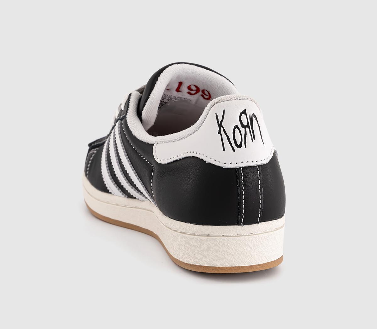 adidasSuperstar KornCore Black Transluscent Better Scarlet