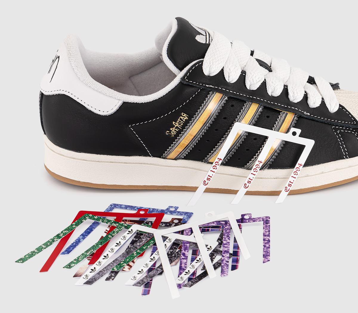adidas Superstar Korn Core Black Transluscent Better Scarlet