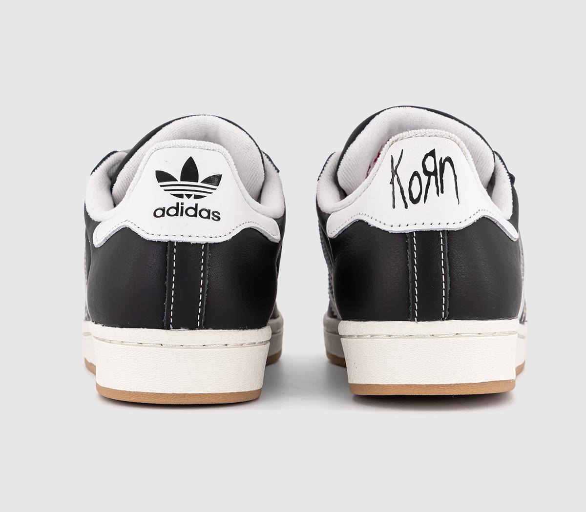 adidasSuperstar KornCore Black Transluscent Better Scarlet