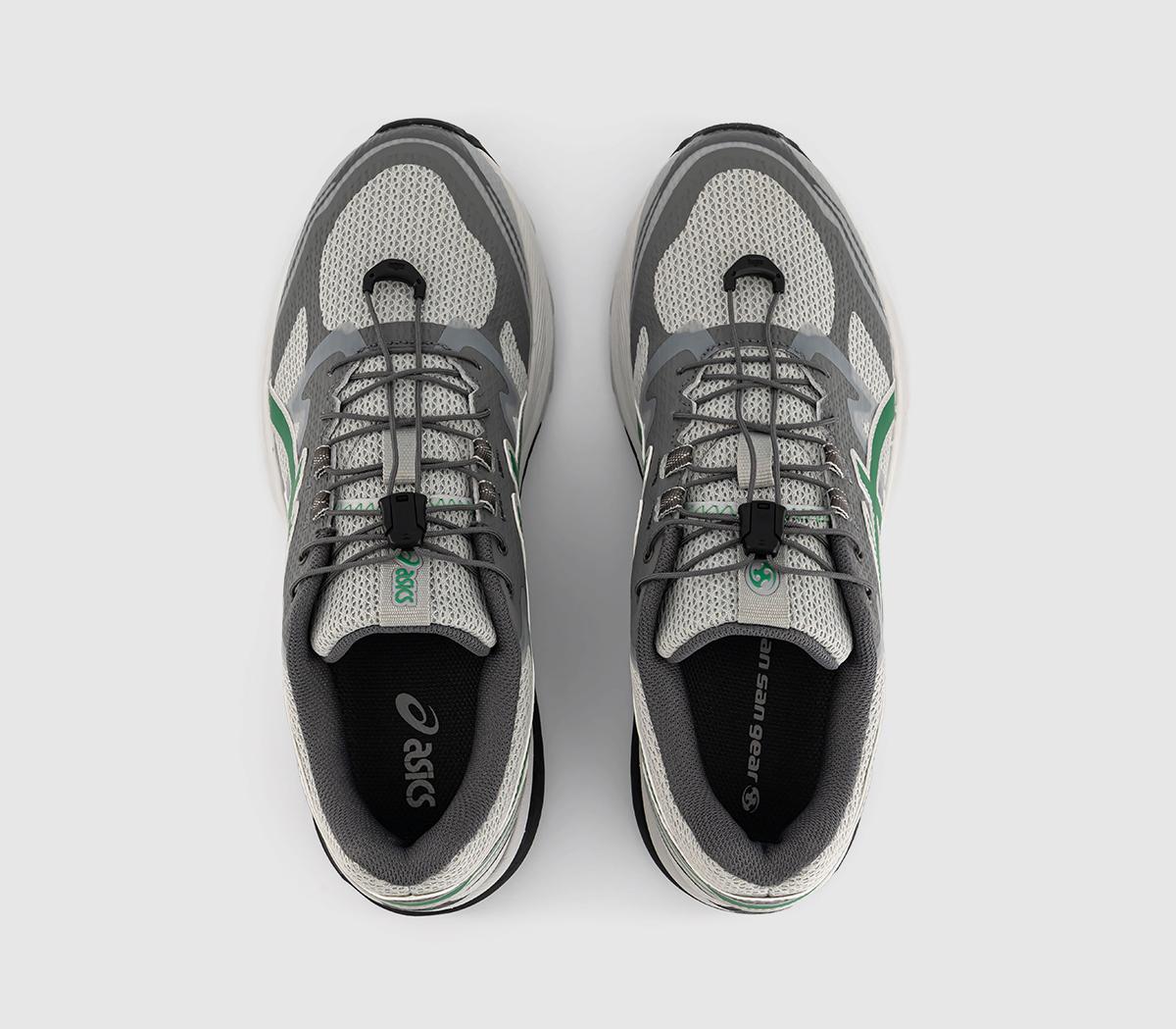 ASICSSansan Gear X Gel-Terrain TrainersGrey Violet Jolly Green