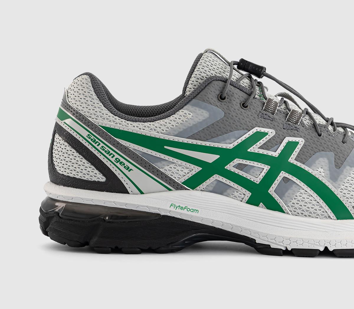 ASICSSansan Gear X Gel-Terrain TrainersGrey Violet Jolly Green