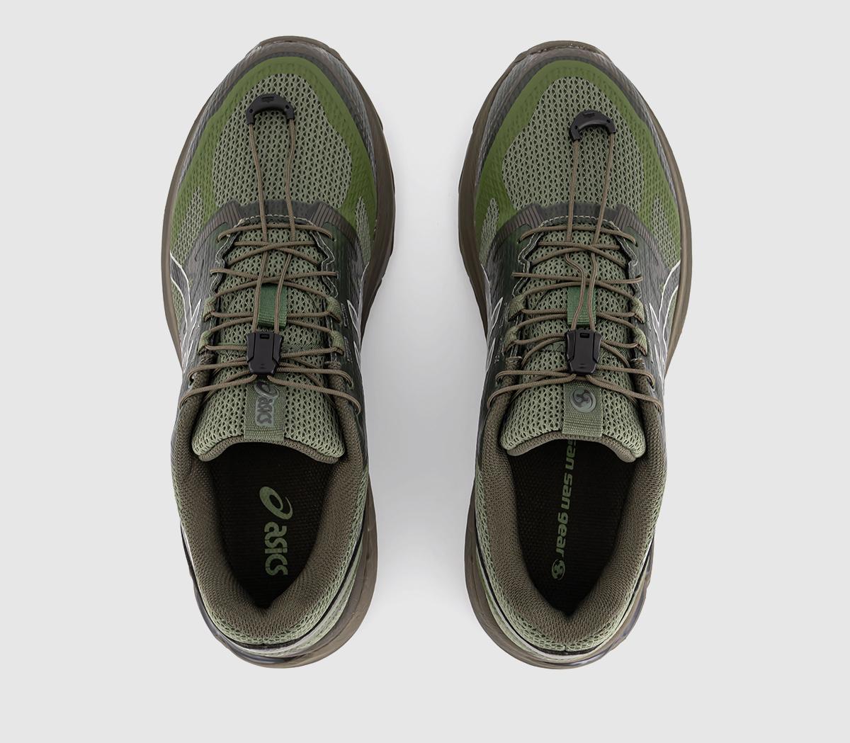 ASICSSansan Gear X Gel-terrainBronze Green Tarmac
