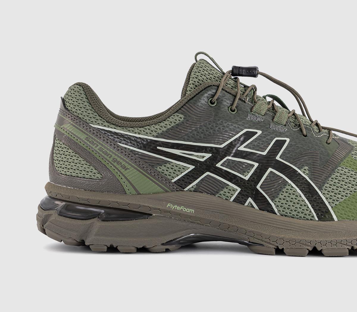 ASICSSansan Gear X Gel-terrainBronze Green Tarmac