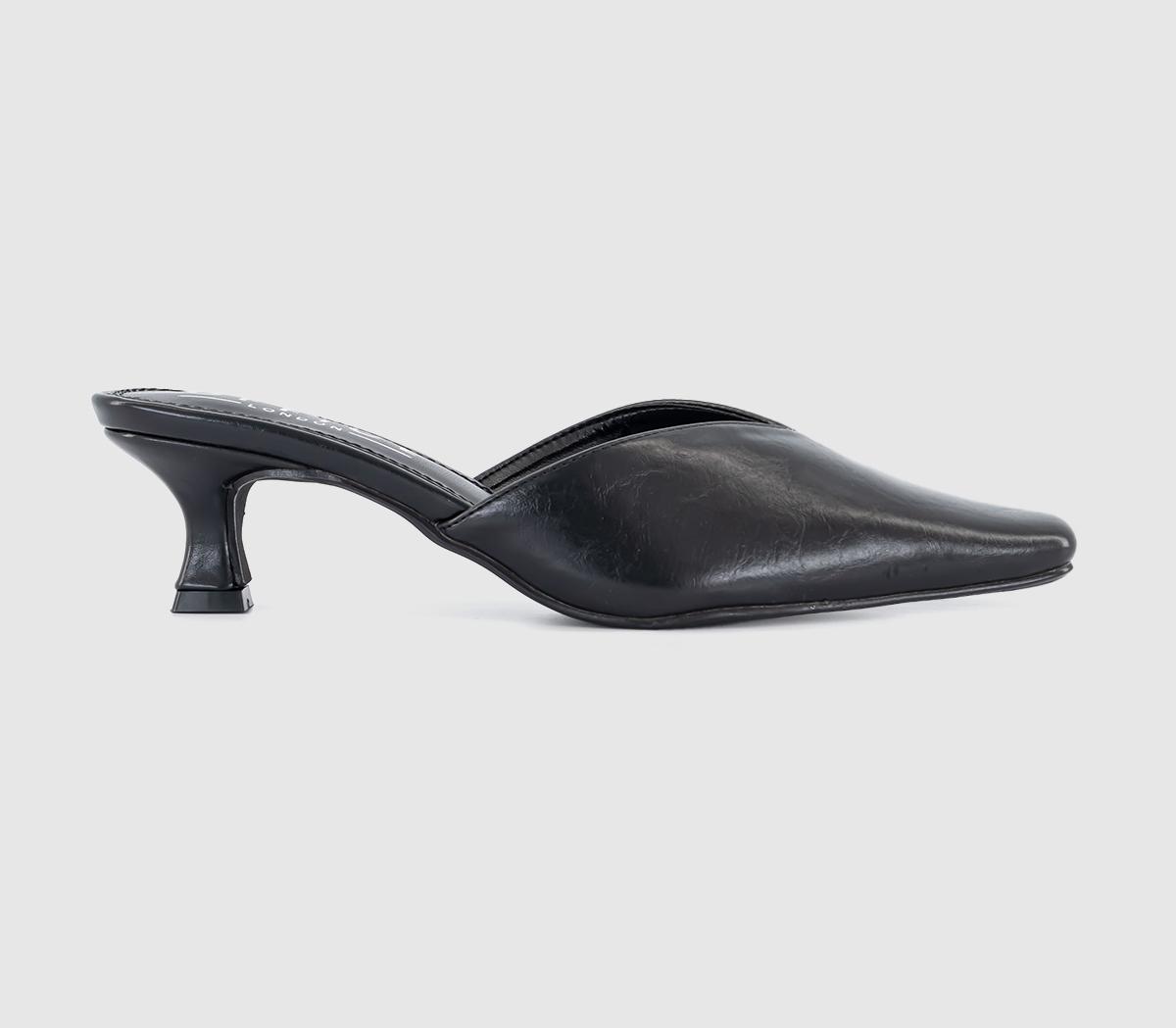 OFFICEMaxi Chisel Toe MulesBlack