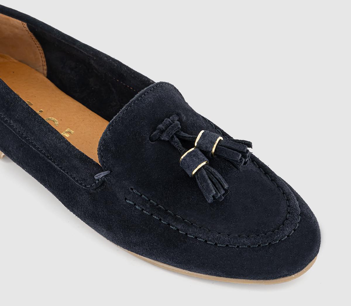 OFFICEFinty Tassel Loafers OFFICEFinty Tassel LoafersNavy Suede