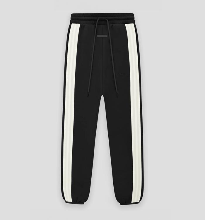 FEAR OF GOD X adidas Athletics Stripe Sweatpant Black Cream White